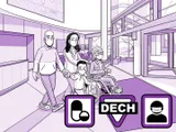 Nia e sua família deixam o hospital.