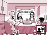 La famille de Nia fête ses 15 ans.