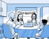La famille de Nia fête ses 15 ans.